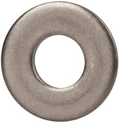Made in USA - 1/4" Screw, Grade 300 Stainless Steel Standard Flat Washer - 0.281" ID x 5/8" OD, 0.051" Thick, Plain Finish, Meets Military Specifications - USA Tool & Supply