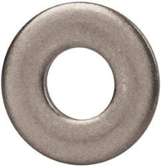Made in USA - 1/4" Screw, Grade 300 Stainless Steel Standard Flat Washer - 0.281" ID x 5/8" OD, 0.051" Thick, Plain Finish, Meets Military Specifications - USA Tool & Supply