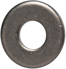 Made in USA - 1/4" Screw, Grade 300 Stainless Steel Standard Flat Washer - 0.312" ID x 0.734" OD, 0.051" Thick, Passivated Finish, Meets Military Specifications - USA Tool & Supply