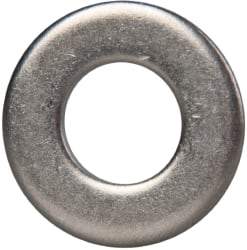 Made in USA - 5/16" Screw, Grade 300 Stainless Steel Standard Flat Washer - 0.343" ID x 0.687" OD, 0.051" Thick, Passivated Finish, Meets Military Specifications - USA Tool & Supply