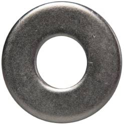 Made in USA - 5/16" Screw, Grade 300 Stainless Steel Standard Flat Washer - 3/8" ID x 7/8" OD, 0.064" Thick, Passivated Finish, Meets Military Specifications - USA Tool & Supply
