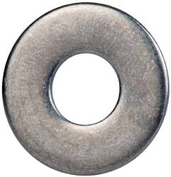 Made in USA - 1/4" Screw, Grade 17-7 PH Stainless Steel USS Flat Washer - 5/16" ID x 3/4" OD, 0.063" Thick, Plain Finish - USA Tool & Supply