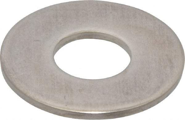 Made in USA - 9/16" Screw, Grade 17-7 PH Stainless Steel USS Flat Washer - 5/8" ID x 1-1/2" OD, 0.09" Thick, Plain Finish - USA Tool & Supply