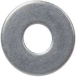 Made in USA - 5/8" Screw, Grade 17-7 PH Stainless Steel USS Flat Washer - 11/16" ID x 1-3/4" OD, 0.12" Thick, Plain Finish - USA Tool & Supply