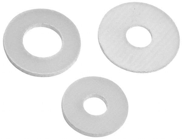 Made in USA - 5/8" Screw, Grade G10 Fiberglass Standard Flat Washer - 5/8" ID x 2" OD, 1/8" Thick, Plain Finish - USA Tool & Supply