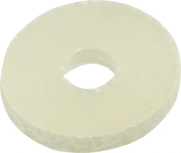 Made in USA - #6 Screw, Grade G10 Fiberglass Standard Flat Washer - 0.142" ID x 1/2" OD, 0.062" Thick, Plain Finish - USA Tool & Supply