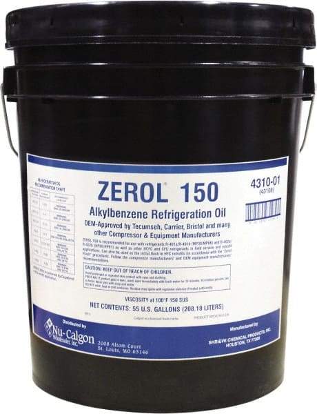 Nu-Calgon - 5 Gallon Pail Alkylbenzene Refrigeration Oil - USA Tool & Supply