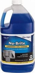 Nu-Calgon - 1 Gal Bottle HVAC Coil Cleaner - Alkaline Formula - USA Tool & Supply