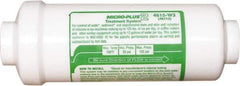 Nu-Calgon - 1/4 Inch Pipe, Inline Water Filter System with Disposable Filter and Quick Disconnect Fittings - Reduces Sediment, Taste, Odor, Chlorine and Scale - USA Tool & Supply