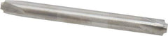 Accupro - 0.05" Radius, 1/4" Mill Diam, 4 Flute Solid Carbide Corner Rounding End Mill - Double End, Uncoated, 2-1/2" OAL, 1/4" Shank Diam - USA Tool & Supply