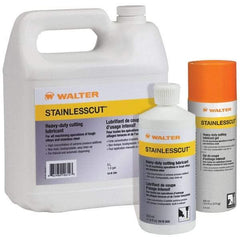 WALTER Surface Technologies - StainlessCut, 350 mL Bottle Cutting Fluid - Liquid, For Broaching, Drilling, Milling, Reaming, Sawing, Turning - USA Tool & Supply
