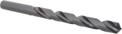 Cle-Line - 25/64" 118° Point High Speed Steel Jobber Drill - Oxide Finish, Right Hand Cut, Spiral Flute, Straight Shank, 5-1/8" OAL, 25/64" Shank Diam, 3-3/4" Flute Length, Standard Point - USA Tool & Supply