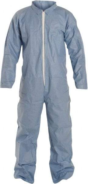 Dupont - Size 4XL FR Disposable Flame Resistant/Retardant Coveralls - Zipper Closure - USA Tool & Supply