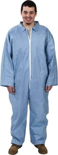 Dupont - Size 2XL FR Disposable Flame Resistant/Retardant Coveralls - Zipper Closure - USA Tool & Supply