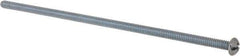 Value Collection - #10-24 UNC, 6" Length Under Head Slotted/Phillips Drive Machine Screw - Round Head, Grade J82 Steel, Zinc-Plated Finish, Without Washer - USA Tool & Supply