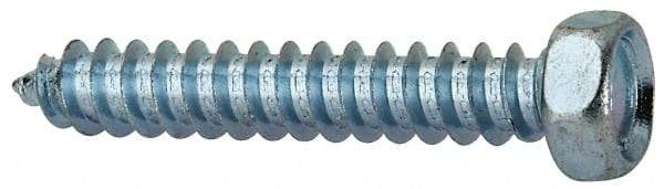 Value Collection - 5/16" Hex Head Sheet Metal Screw - Steel, 2" Length Under Head, AISI 1016, ASME B18.6.3, ASME B18.6.4 & SAE J933, Grade 1016-1024 - USA Tool & Supply
