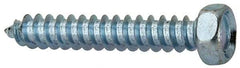 Value Collection - 5/16" Hex Head Sheet Metal Screw - Steel, 2" Length Under Head, AISI 1016, ASME B18.6.3, ASME B18.6.4 & SAE J933, Grade 1016-1024 - USA Tool & Supply