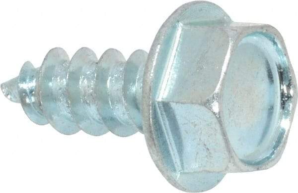 Value Collection - 5/16" Hex Head Sheet Metal Screw - Steel, 3/4" Length Under Head, Grade 2 - USA Tool & Supply