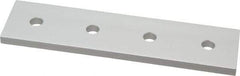 80/20 Inc. - 1.49" Wide, 6" High, Open Shelving 4 Hole Joining Strip - Aluminum, Use with Series 15 & Bolt Kit 3320 or 3325 - USA Tool & Supply