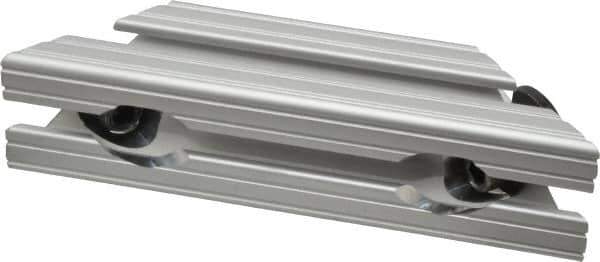 80/20 Inc. - 1-1/2" Wide, 6" High, Open Shelving 45° Support Bracket - Aluminum, Use with Series 15 - 1515 Extrusion - USA Tool & Supply