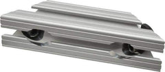 80/20 Inc. - 1-1/2" Wide, 6" High, Open Shelving 45° Support Bracket - Aluminum, Use with Series 15 - 1515 Extrusion - USA Tool & Supply