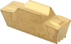 Seco - LCMF, 160504 0.197" Cutting Width, MT, CP500 Grade, Double End Multi-Directional Turning Insert - TiAlN/TiN Finish, 0.016" Corner Radius - USA Tool & Supply