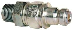 CEJN - 3/8 NPT Hydraulic Hose Male Pipe Thread Nipple - 14,500 psi, 1.56 GPM, 115 Hose Size, Series 115 - USA Tool & Supply