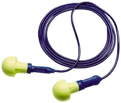 3M - Reusable, Corded, 28 dB Earplugs - Yellow, 200 Pairs - USA Tool & Supply