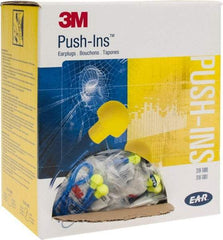 3M - Reusable, Corded, 28 dB Earplugs - Yellow, 100 Pairs - USA Tool & Supply