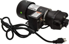 FloJet - 1/10 HP, 1/2 Inlet Size, 1/2 Outlet Size, with Manual onand off Switch, Diaphragm Spray Pump - 115 Input Voltage, Santoprene, Polypropylene, 3.20 Max GPM, 2500 Max RPM, Barbed - USA Tool & Supply