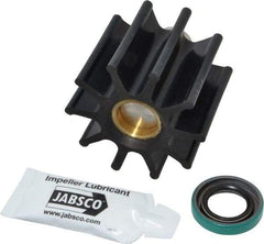 Jabsco - Neoprene Impeller Kit Repair Part - Contains Impeller, Seal, Gasket, For Use with Jabsco Model 6050-0001 Flexible Impeller Pump Motors - USA Tool & Supply