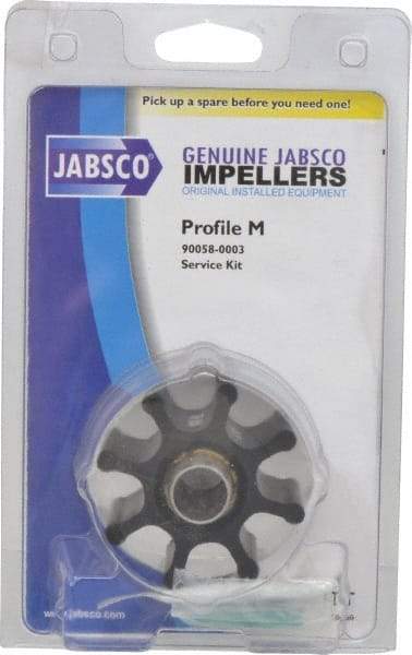 Jabsco - Nitrile Impeller Kit Repair Part - Contains Impeller, Seal, Gasket, For Use with Jabsco Model 6050-0001 Flexible Impeller Pump Motors - USA Tool & Supply