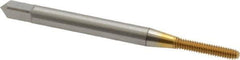 OSG - #2-56 UNC H3 Thread Limit Modified Bottoming Thread Forming Tap - Cobalt, TiN Finish, 1-3/4" OAL, 7/16" Thread Length, Right Hand Thread, Series HY-PRO NRT - Exact Industrial Supply