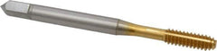 OSG - #10-24 UNC H6 Thread Limit Modified Bottoming Thread Forming Tap - Cobalt, TiN Finish, 2-3/8" OAL, 7/8" Thread Length, Right Hand Thread, Series HY-PRO NRT - USA Tool & Supply