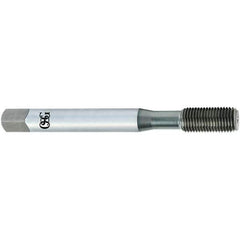 OSG - 1/4-28 UNF H7 Thread Limit Bottoming Thread Forming Tap - Powdered Metal High Speed Steel, TiCN Finish, 2-1/2" OAL, 1" Thread Length, Right Hand Thread, Series EXOTAP NRT - USA Tool & Supply