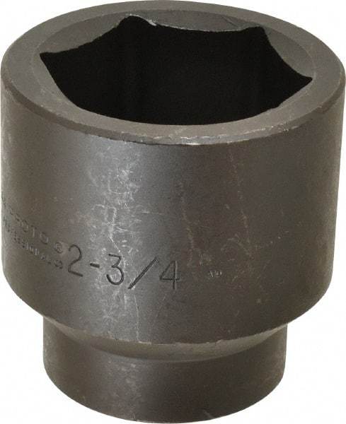 Proto - #5 Spline Drive, 2-3/4" Socket, Impact Socket - 6 Points, 4-1/4" OAL - USA Tool & Supply