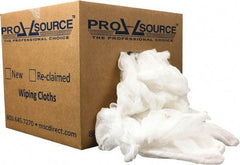 PRO-SOURCE - 110 Piece, Lint Free White Cheesecloth - 36 Inch Long x 30 Inch Wide Sheet, Washed, Box - USA Tool & Supply