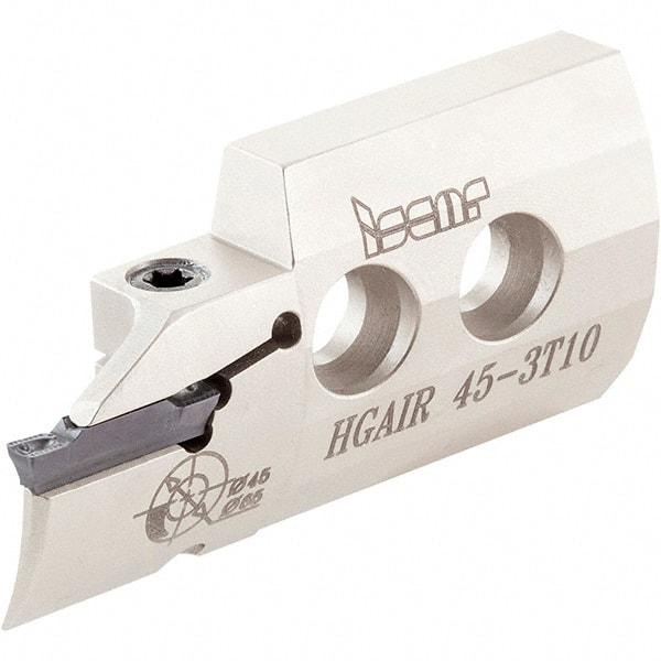 Iscar - 4" Groove Width, 30mm Max Depth of Cut, Right Hand Cut, HFAI Indexable Grooving Blade - HFPR/L, HFPR/L (Full Radius) Insert Style, Series Heliface - USA Tool & Supply