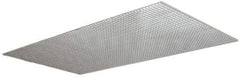 Made in USA - Polystyrene Fixture Diffuser - Gray - USA Tool & Supply