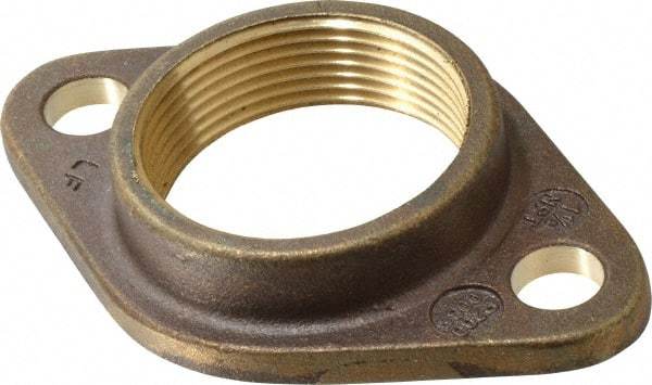 Bell & Gossett - Inline Circulator Pump Bronze Flange - 1-1/2 Inch Flange, Armstrong Part No. 104301-041, Bell & Gosset Part No. 101210, Teel Part No. 2a640, For Use with 100, PR, NRF, PL-30, PL-36, PL-55 - USA Tool & Supply