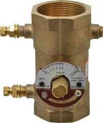 Bell & Gossett - 2" Pipe, Threaded End Connections, Inline Calibrated Balance Valve - 5-1/8" Long, 4-1/8" High, 300 Max psi, Brass Body - USA Tool & Supply