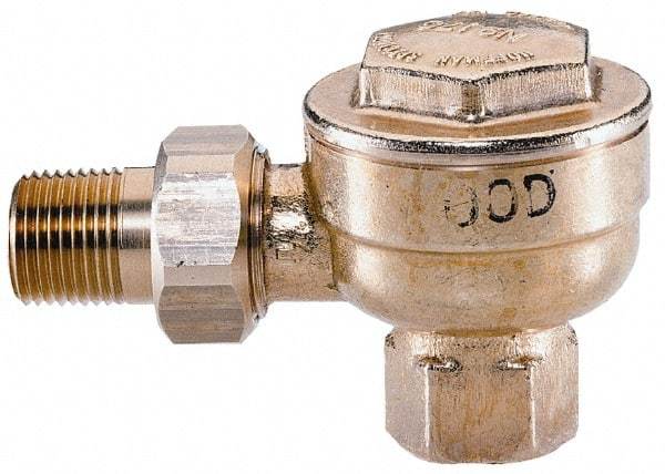 Hoffman Speciality - 1/2 Male" Pipe, Brass Thermostatic Steam Trap - 125 Max psi - USA Tool & Supply