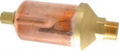Hoffman Speciality - 1/2" Inlet, 3/4" Outlet, 75 Max psi, Brass Stamping Water Vent - 200 Max Hydrostatic psi, 250°F Max - USA Tool & Supply