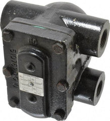 Hoffman Speciality - 3/4 Female" Pipe, Cast Iron Float & Thermostatic Steam Trap - 15 Max psi - USA Tool & Supply