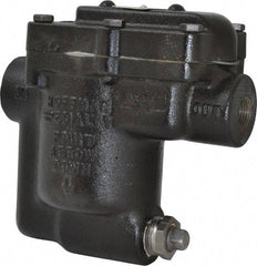Hoffman Speciality - 1/2 Female" Pipe, Cast Iron Inverted Bucket Steam Trap - 125 Max psi - USA Tool & Supply