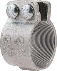 Thomas & Betts - 2" Trade, Malleable Iron Threaded Rigid/Intermediate (IMC) Conduit Coupling - Noninsulated - USA Tool & Supply