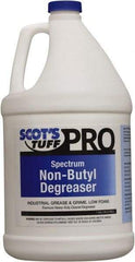 Scot's Tuff - 1 Gal Bottle Cleaner/Degreaser - Liquid, Concentrated, Low Sudsing, Pleasant - USA Tool & Supply