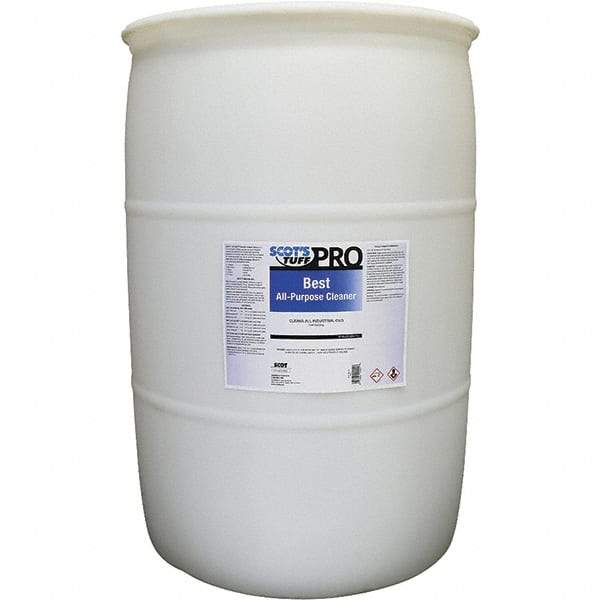 Scot's Tuff - 55 Gal Drum All-Purpose Cleaner - Liquid, Low Sudsing, Pleasant - USA Tool & Supply