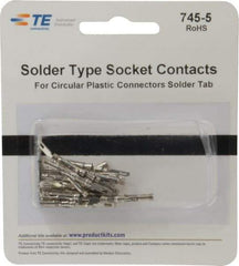 Tyco/Amp - Modular Receptacle Plug Connector Solder Socket Contact - USA Tool & Supply