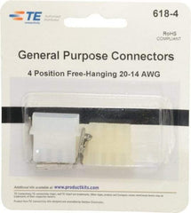 Tyco/Amp - Free Hanging Connector Kit - 20 to 14 AWG Compatible Wire Size - USA Tool & Supply